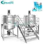 1000L customized combine homogenizer mixing tank shampoo liquid hand soap stirring vessel making equipment