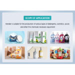 cosmetic liquid detergent production line gel cream paste stirring homogenizer blender mixer tank price