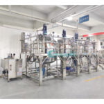 cosmetic liquid detergent production line gel cream paste stirring homogenizer blender mixer tank  in  Guangzhou