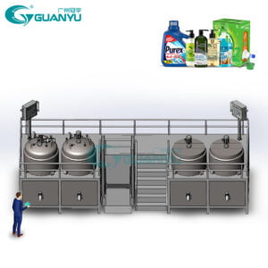 GMP Standard Mayonnaise Homogenizer Cream Making Machine Mixer Emulsifying Tomato Paste Ketchup Emulsification Equipment