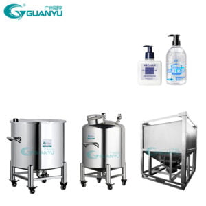 คุณภาพสูง 100L 200L 300L 500L สแตนเลสของเหลวถังเก็บเคลื่อนย้ายได้สำหรับอุตสาหกรรมถังทำความเย็น