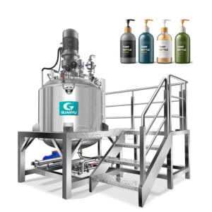 500L خزان خلاط فراغ آلة صنع هلام الفازلين الراتنج مفاعل تحريك خلاط خزان تخمير الكحول