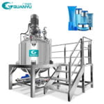 500L vacuum mixer tank gel making machine Vaseline resin reactor stir blender Alcohol fermentation tank