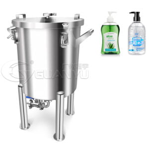 GMP Customized 50L 40L pharmaceutical medicine industrial storage tank OEM buffer transfer tank