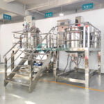 UL certificate Fixed type vacuum homogenizer emulsifying mixing machine skin face body emulsion ointment making machine factory
