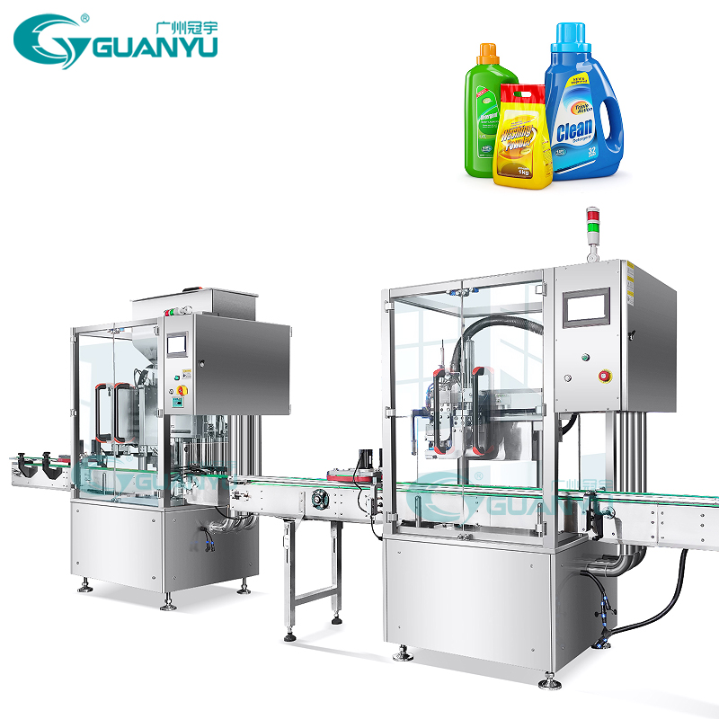 Automatic Liquid Soap Hand Washing Filling Machine Manufacturer | GUANYU