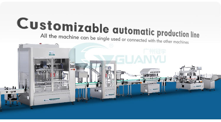 bottle liquid automatic filling machine cream