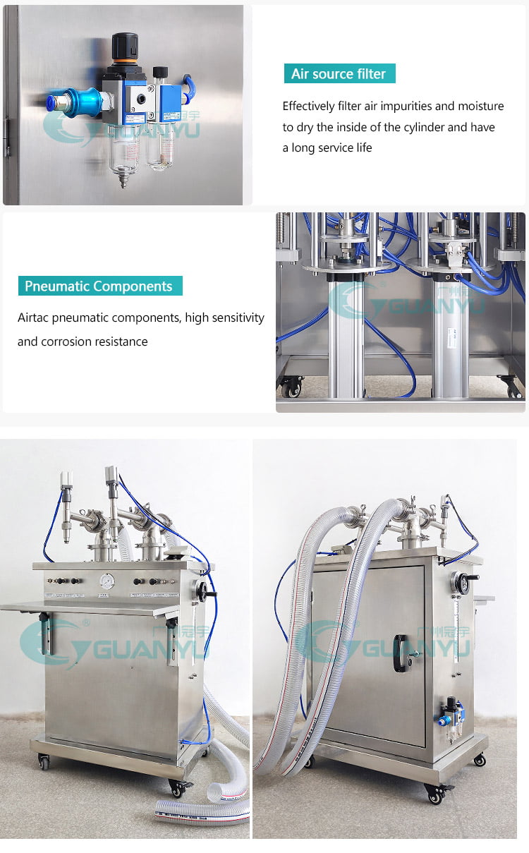 cream filling machine cosmetic