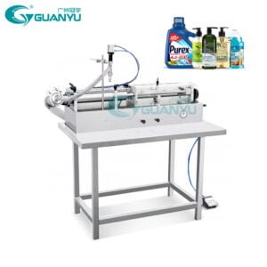 Horizontal Pneumatic Paste Filling Honey Bottle Filling Machine Price Cream Juice Ointment Paste Filler Machinery