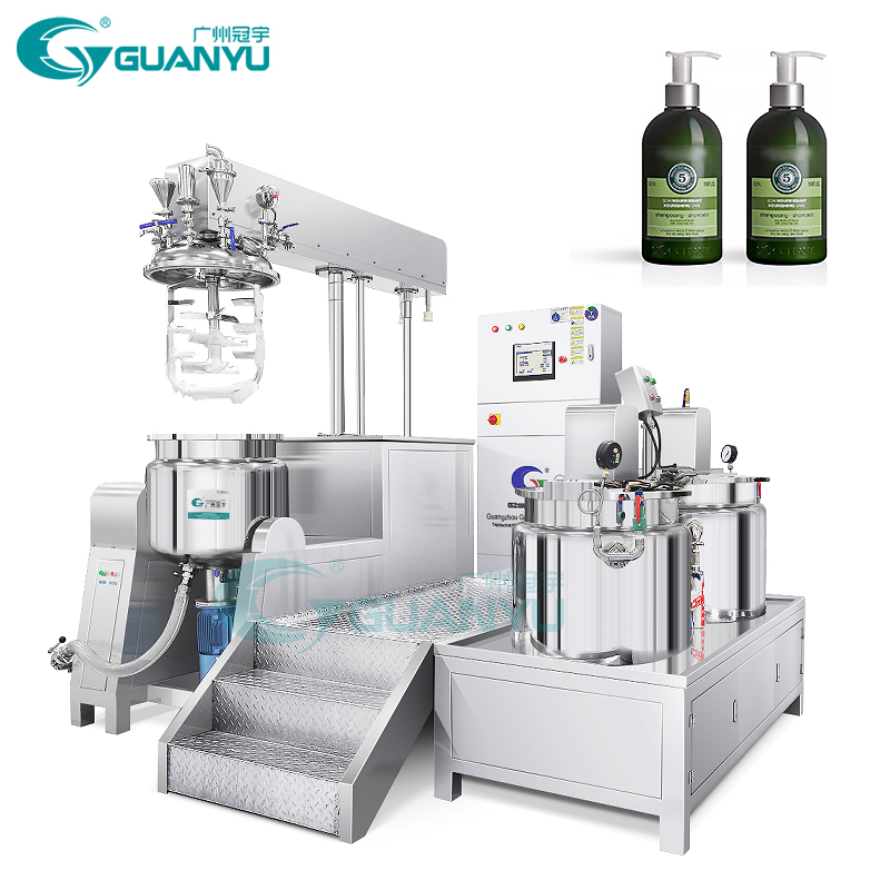 Body Cream Lotion Homogeneous Mixer Vacuum Emulsifying Mixer Homogenizer Manufacturer | GUANYU