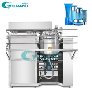 High Speed Emulsifying Mixer Cosmetic Liquid Chemical Lifting Homogenizer | GUANYU