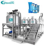 Cosmetic Lotion Cream homogenizing emulsifying mixer machine  | GUANYU