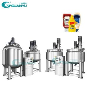 Stainless Steel Trolley vacuum Emulsion tank Mixer Chemical Liquid Emulsifier Mixing Tank Manufacturer | GUANYU
