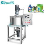 Cosmetic Lotion Cream Paste Emulsifier Mixer Tank Homogenizer Liquid Soap Mixing Equipment Manufacturer | GUANYU