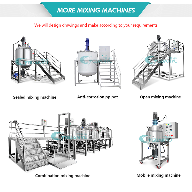 Stainless steel mixing machine to make perfume tank with freezing filtering | GUANYU