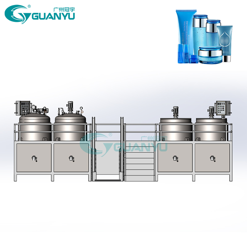 Guanyu Vaseline Making Machine Grease Mixing Pharmaceutical Multi-function Vacuum Emulsifying Machine - GUANYU