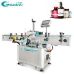 Automatic Adhesive Sticker Bottle Labeling Machine Sanitizer Sticker Label Applicator Beverage Drinks Round Bottle GUANY