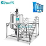 Stainless Steel mixer tank Toothpaste Detergent Production Equipment Line Shampoo Liquid Soap Making Machine