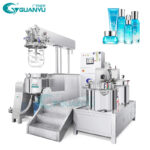 200L Hydraulic Lifting Vacuum Cream Cosmetic Mixing Making Homogeneous Emulsifying Machine