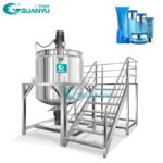 Industrial Cosmetic Liquid Soap Making Machine Detergent Mixing Reactor mixing tank with agitator mixer