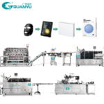 Factory Manufacture Automatic 4/6 Nozzles Facial Mask Filling and Sealing Machine Packaging Machine