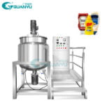 stainless steel Cosmetic liquid mixer shampoo detergent making blending machine pharmaceutical cosmetic mixing tank