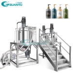 combined mixer tank 500L 100L laundry product making machine liquid soap mixing tank detergent mixing agitator blender