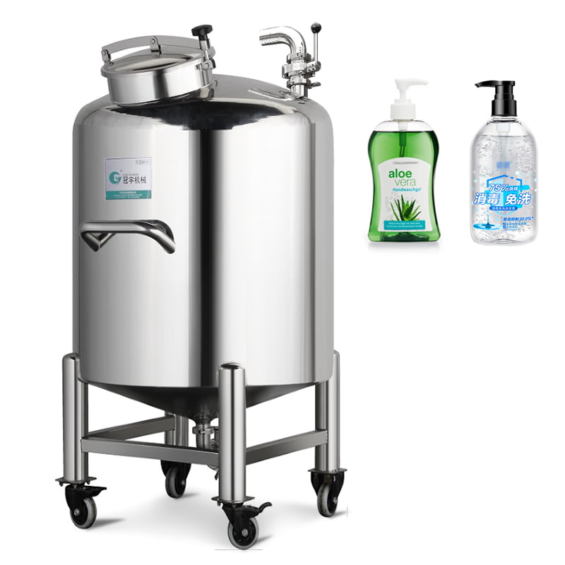 stainless steel liquid storage tank sauce juice GMP standard storage vessel