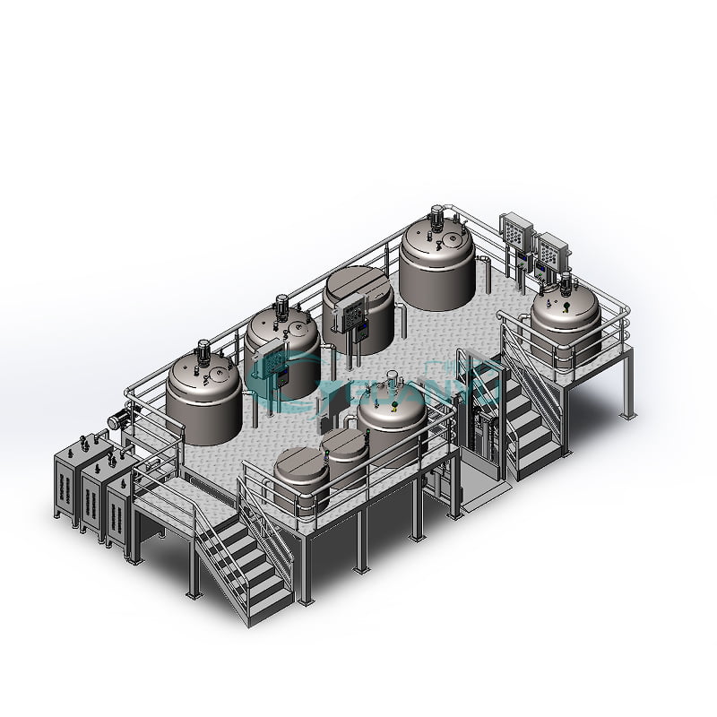 Best Vacuum Homogenizing Emulsifying Mixer Factory Price - GUANYU