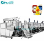 Lotion Cream Making Machines Mixing Machinery Emulsifying Homogenizer Vacuum Homogenizing Machine Mixer factory