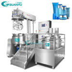 Vacuum Homogenizer Machine PLC Control Paste Making Mixing Emulsifying Machine Mixer Equipment Manufacturer | GUANYU price