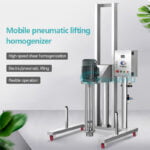 Cream High Shearing Lift Pneumatic Lifting Homogenizer Machine Emulsifier Homogenizer Mixer Shampoo Homogenizer | GUANYU manufacturer