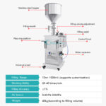Pneumatic Honey Paste Cream Ointment Lotion Semi Automatic Paste Liquid Filling Machine Manufacturer | GUANYU factory