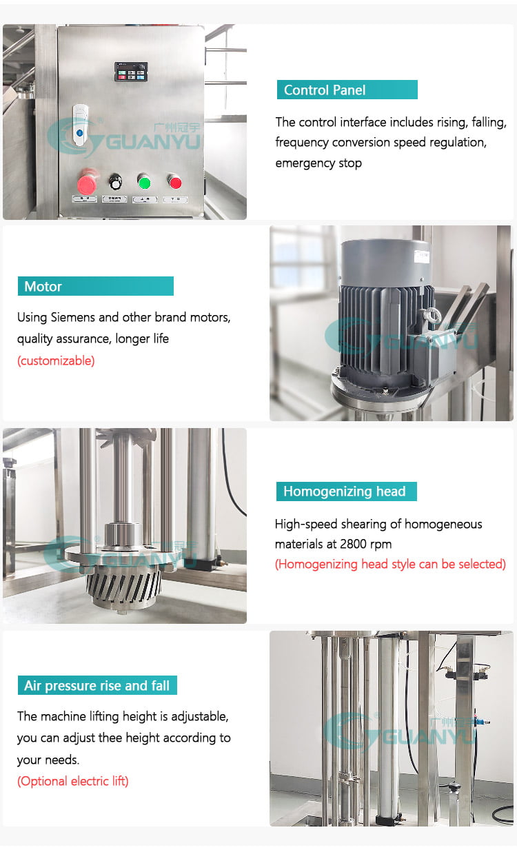 homogenizing emulsifying tank