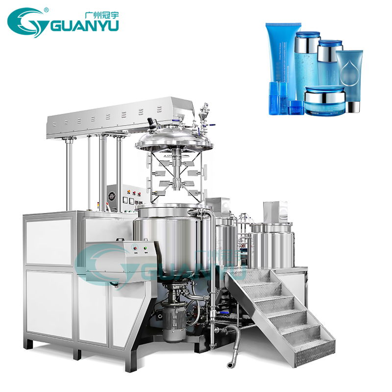 Liquid Emulsify Reactor Homogenizer Tank Agitator Electric Steam Heating Mixer | GUANYU