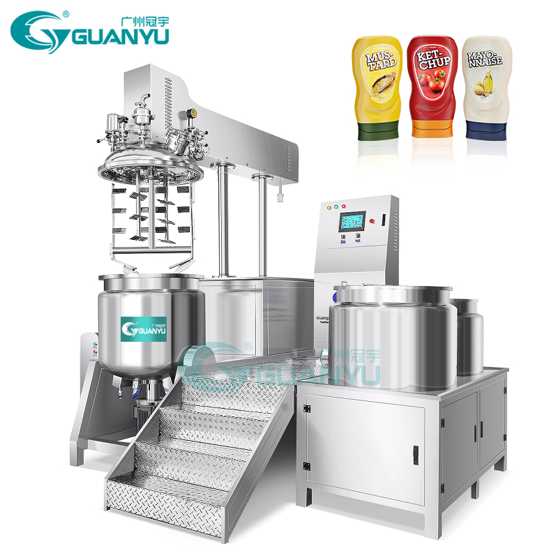 Lotion Making Machine Cosmetic Cream Mixer Homogenizer Vacuum Toothpaste Mixer Emulsifier | GUANYU company