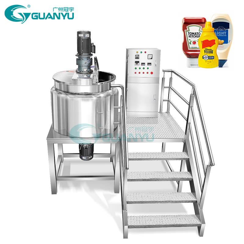 Stainless steel mixing machine to make perfume tank with freezing filtering | GUANYU factory