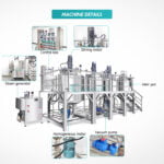 Cream Making Machine Gel  Mixer Blending Tank Cosmetic Mixer Vacuum Homogenizer Emulsifier Manufacturer | GUANYU manufacturer