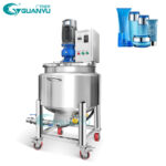 100L Mixing Tank Soap Making Machine Liquid Cosmetic Cream Mixer Shampoo Stainless Steel manufacturer