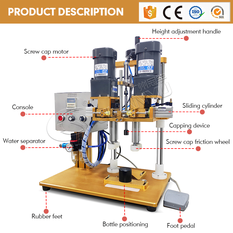 capping machine for bottles