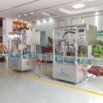 Fully Automatic Shower Gel Lotion Bottle Filling Machine Production Line Manufacturer | GUANYU factory