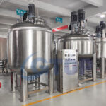 Stainless Steel Trolley vacuum Emulsion tank Mixer Chemical Liquid Emulsifier Mixing Tank Manufacturer | GUANYU  in  Guangzhou