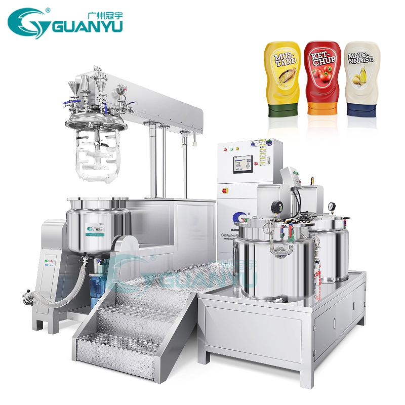China Manufacturer Sanitary Vacuum Hand Wash Shampoo Cosmetic Creams Equipment Petroleum Jelly Make Machine Mixing Tank factory