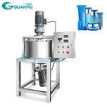 Stainless Steel Small 50l Shower Gel Mixing liquid soap Reactor Mixer Tank Hand Wash detergent shampoo Making Machines manufacturer