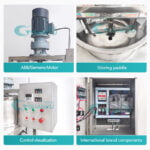 Customized 50L Liquid Soap Shower Gel Detergent Food Cosmetic Mixer with Agitator Homogenizer Mixing Machine | GUANYU manufacturer