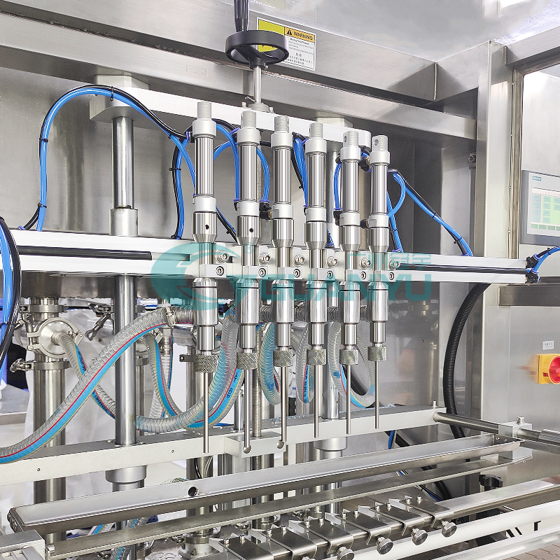 Cream Filling Machine Shampoo Filler Honey Filling Equipment Six Head Automatic Filling Machine Manufacturer | GUANYU factory