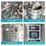 2000L Vacuum Emulsification Machine With Homogenizer Mayonnaise Making Machine Tomato Paste Sauce Mixing Machine manufacturer