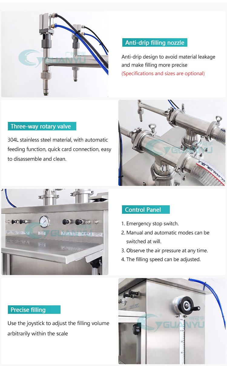 cream filling machine cosmetic