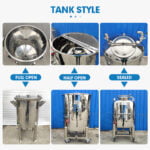 Sanitary Grade Food Chemical Pharmaceutical And Cosmetics 316L Stainless Steel Liquid Storage Tank Fermentation Vessel price