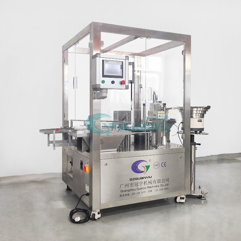 Pharmaceutical grade injection oral liquid enzyme vial filling stopper capping sealing machine manufacturer
